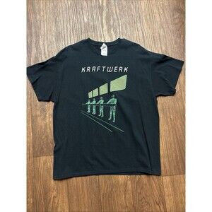 Rare Vintage Kraftwerk Computer Shirt New Wave Electronic Krautrock Band XL